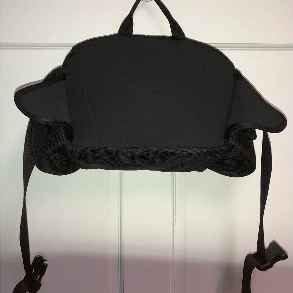 The North Face Kanga Fanny Pouch Black 2 bottle holders 2 zippered compartments - Picture 4 of 6